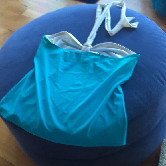 Bathing suit top Tankini with halter tie top - Picture 4 of 6